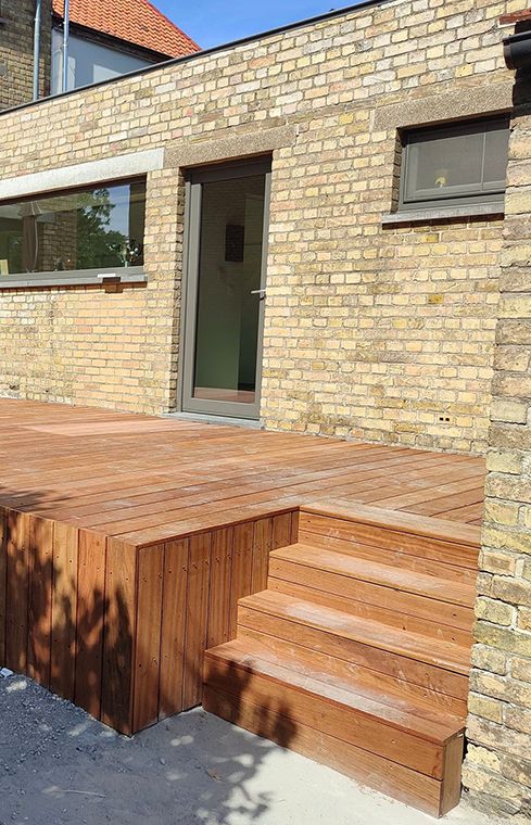 houten terras plaatsen